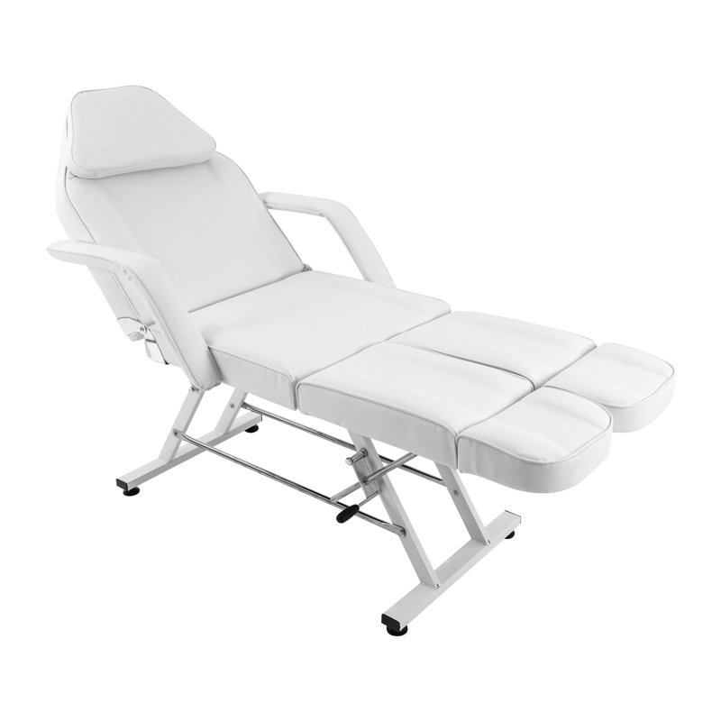 Fauteuil inclinable zéro gravité avec coussin Nayara, Blanc