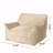 Velveteen Bean Bag Chair With Armrests-114232426-114232432