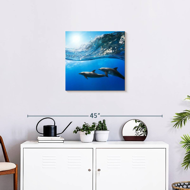 Brampt Dolphin Twosome, 20" H x 20" W