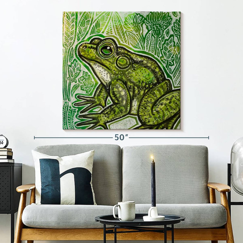 Petite grenouille ronce, H 33 po x l 33 po