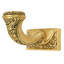 GEORGETOWN LARGE HOOK; BURNISHED BRASS FINISH-12212256