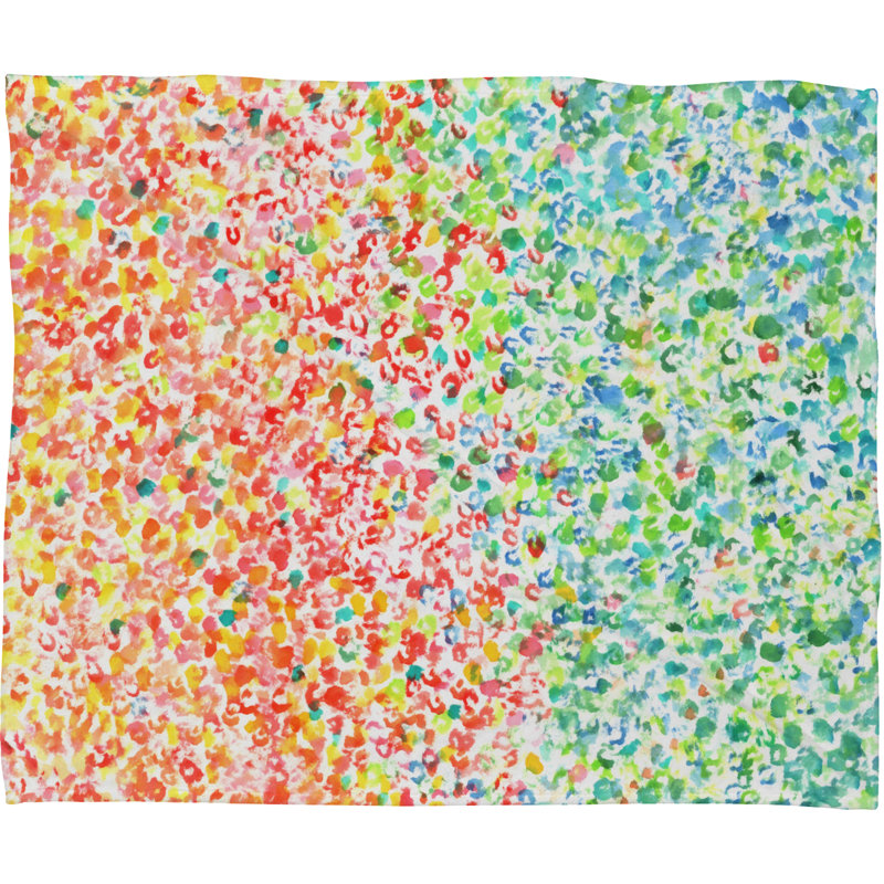 Jeté en treveys couleurs polaire par laura, Grand