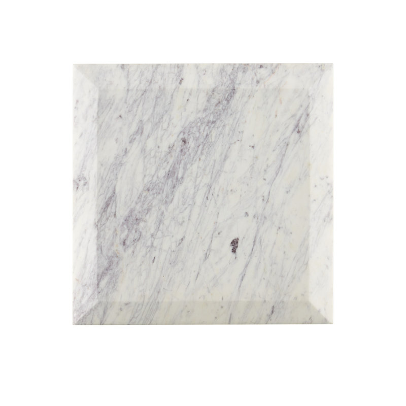Oblique Marble End Table