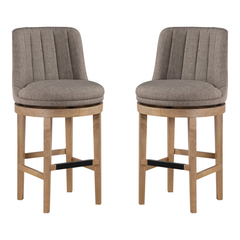 Tabouret de bar rotatif 30 po Jessabella, Ciment