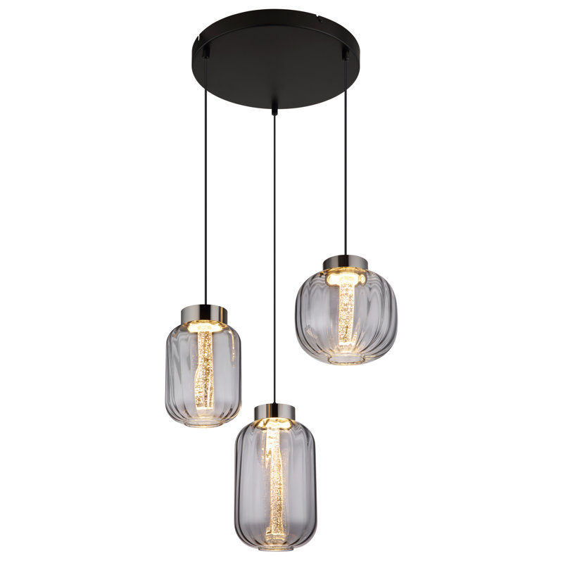 Cvetanka 1 - Light Matte Black LED Pendant