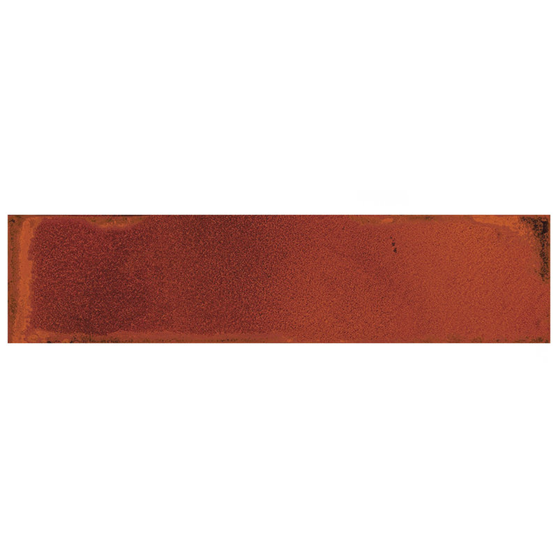 Luca 3" x 12" Ceramic Tile, Red