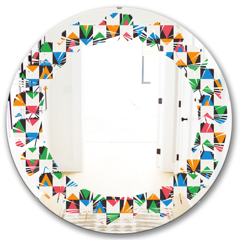 Miroir mural sans cadre Leaves, H 24 po x l 24 po