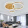Frausto 3-Light 50cm Energy Efficient LED Semi Flush Mount