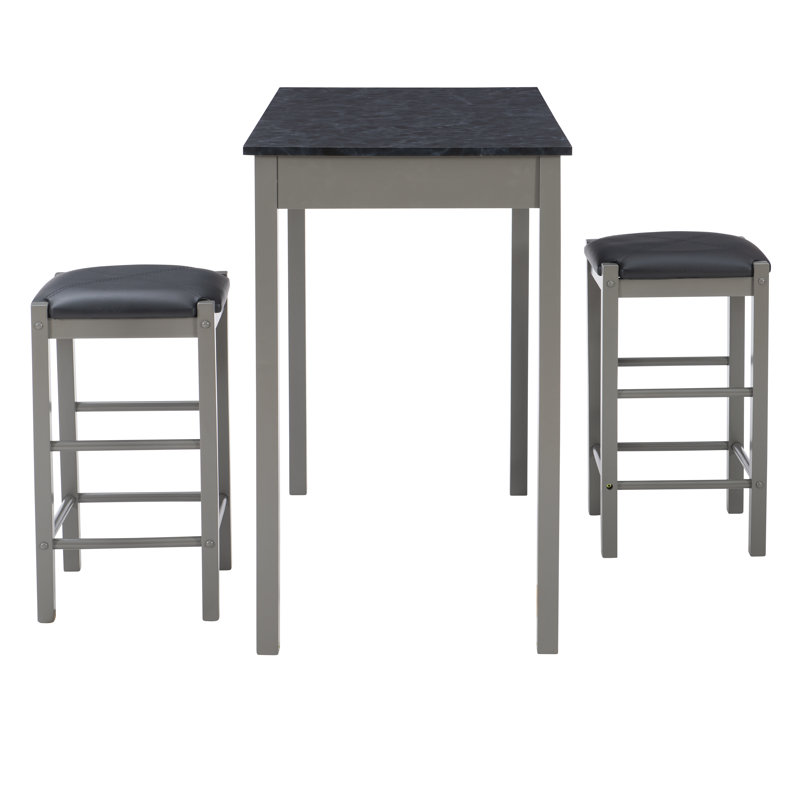 Winston Porter Loria 3 - Piece Dining Set & Reviews | Wayfair