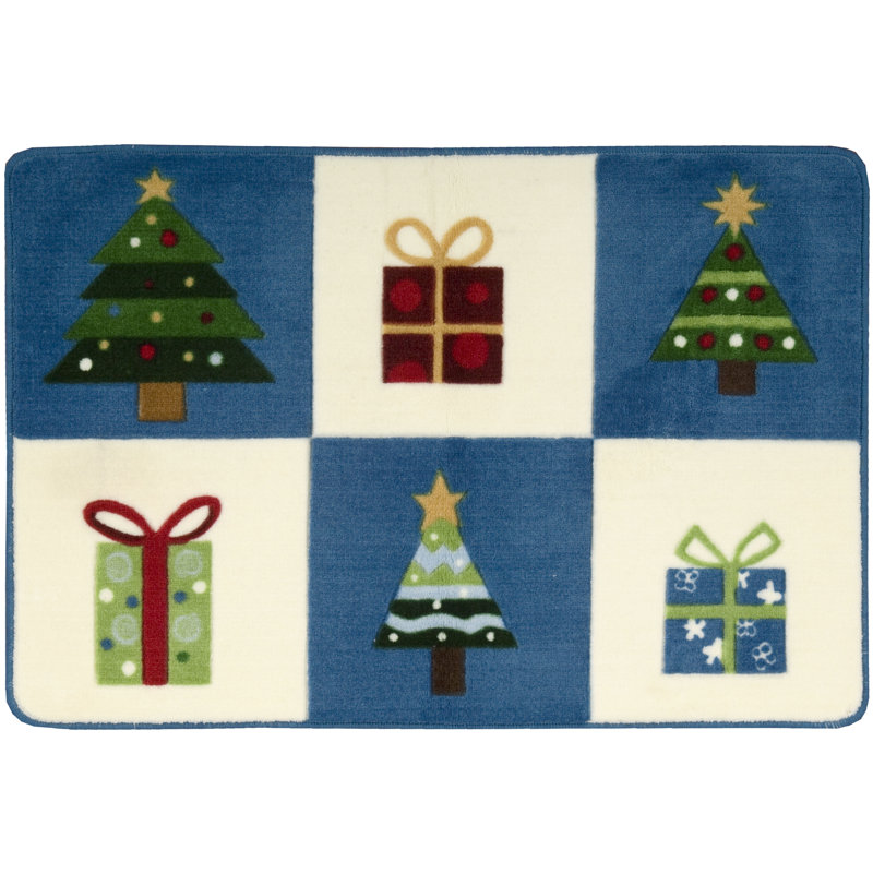 Tapis bleu Boutels