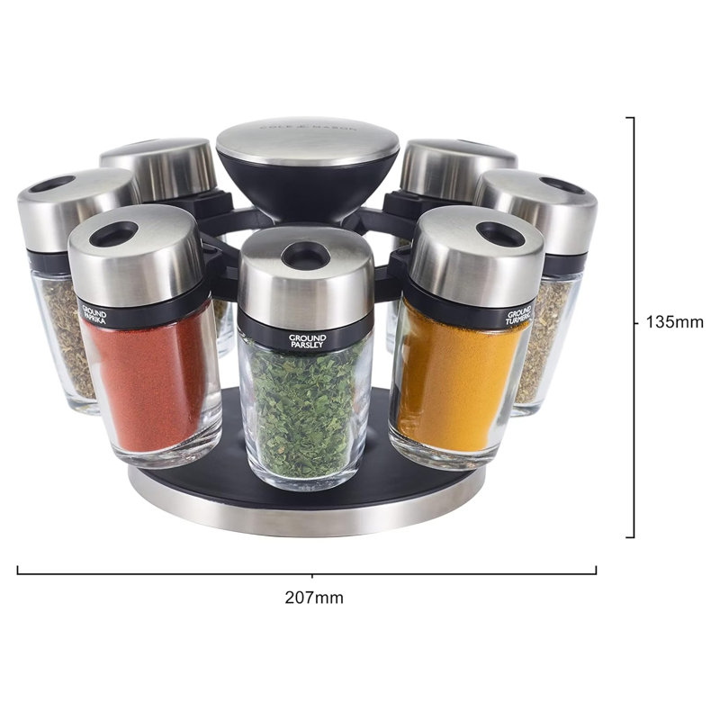 Spice Jar & Rack Set