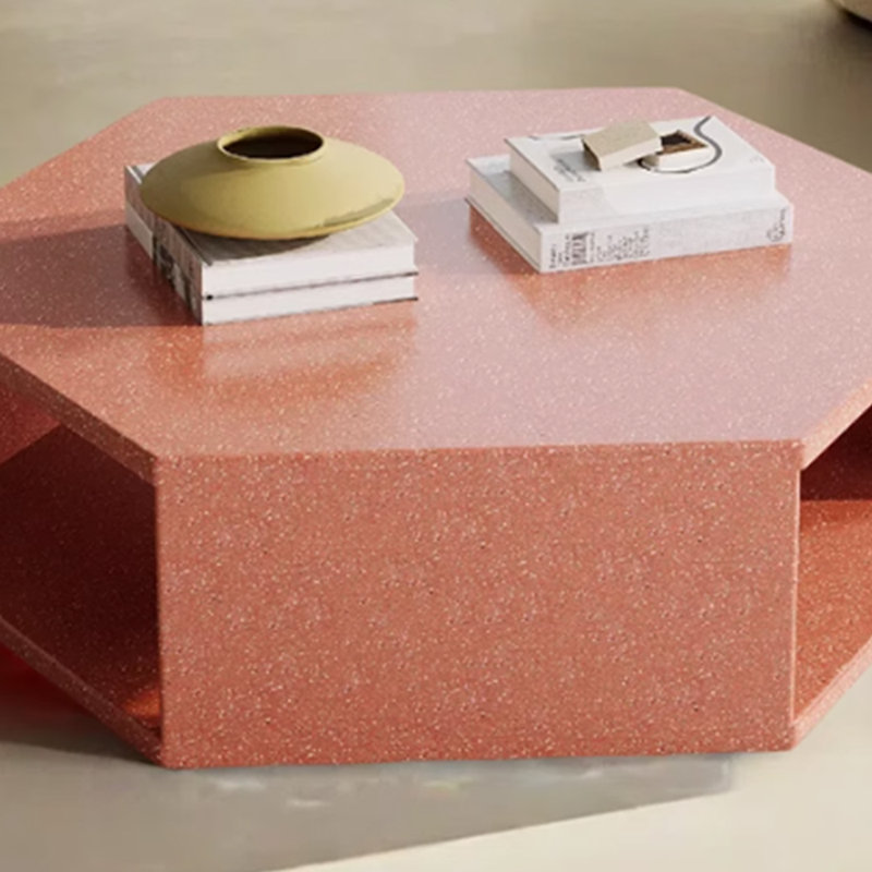 Table basse au design créatif personnalisé, Rouge
