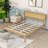 Lengel Wooden Frame Platform Bed with Wood Headboard-497936623