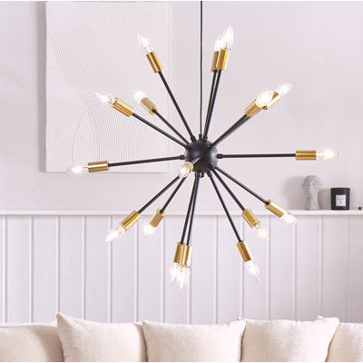 Ramer 18 - Light Black Unique/Statement Pendant