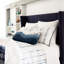 Taie décorative blanche Montauk-39314780
