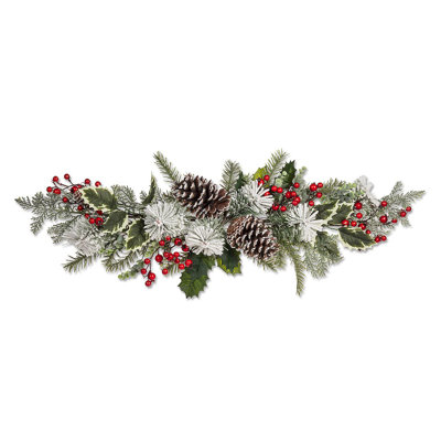 Ornement 2 pi 6 po Pinecone Snowy