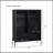 51.2'' Tall Lighted Display Cabinet With Tempered Glass Door, Metal Legs, LED Curio Cabinet, Modern Minimalist Style, For Living Room, Office, Study-844899633