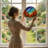 7.8"H Autumn Aurora Stained Glass Window Panel-118982996