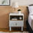 Single Drawer Bedside Table-1065715067