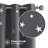 Foil Print Star Blackout Grommet Top Curtains (Set of 2)-102058893-102058898