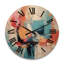 Horloge murale V bois-2060580563