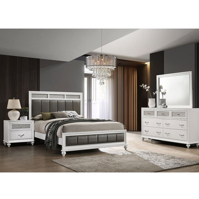 Ensemble de chambre avec grand lit 4 pièces Randall