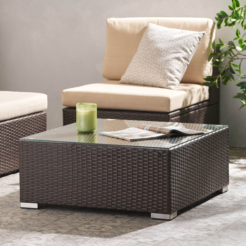 Table basse Hasanat, Brun