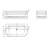 Infinity Z 67 in. L x 30-3/4 in. W x 22-7/8 in. H Freestanding Acrylic Bathtub-96207779