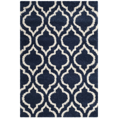 Darrold Hudson Shag Performance Geometric Rug