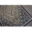 Neutral Color Antique Tribal Geometric Flatwoven Native American Navajo Rug