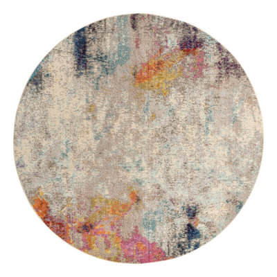 Keimar Washable Abstract Indoor Rug