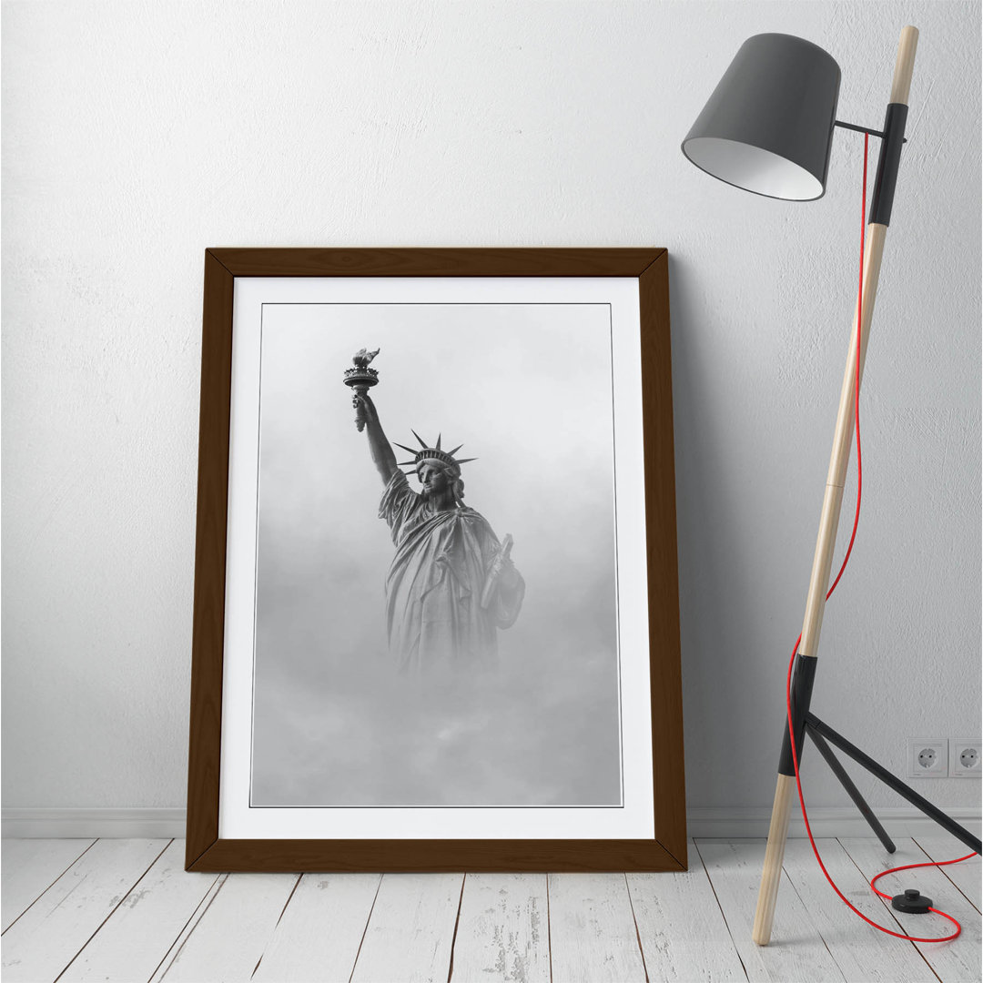 Statue Of Liberty Clouds New York
