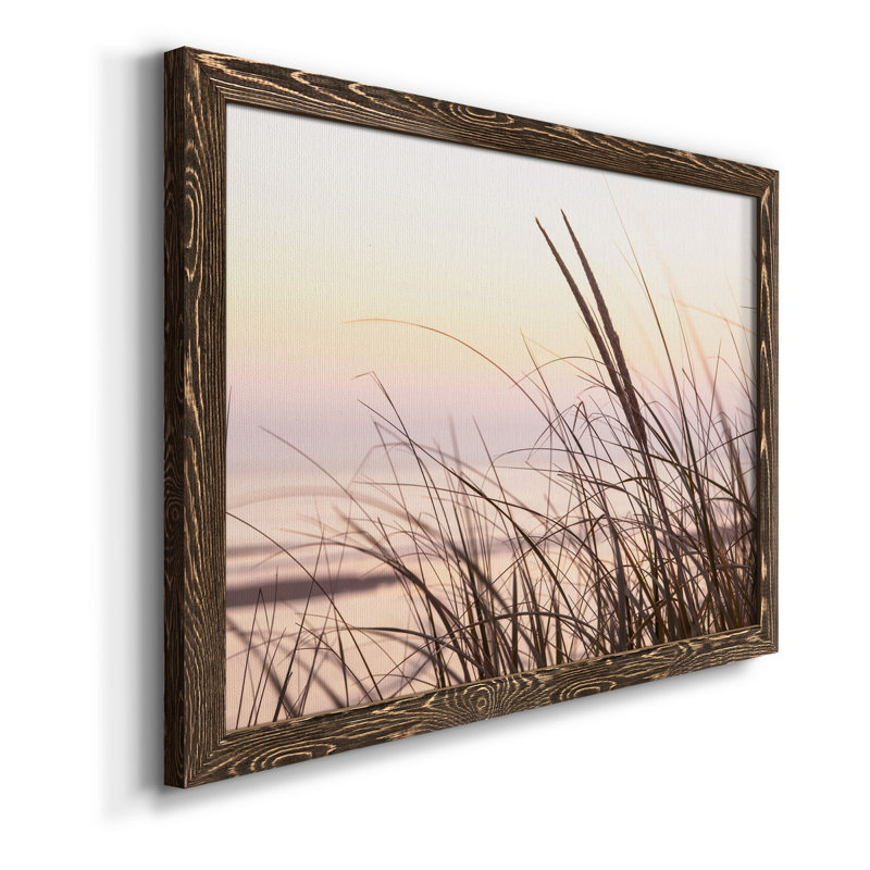 Cape Dune Morning - photographie de cadre sur toile, H 24 po x l 18 po x P 1,5 po, Noyer