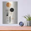 'Black and Tan Geometric 1' by Petals Prints Design, Metal Wall Art, 24"x36"-920298038