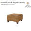 Canapé modulaire en similicuir modulaire pour salon, canapé convertible modulaire en U avec rangement et repose-pieds de 8 places, largeur de 118 pouces-527906901