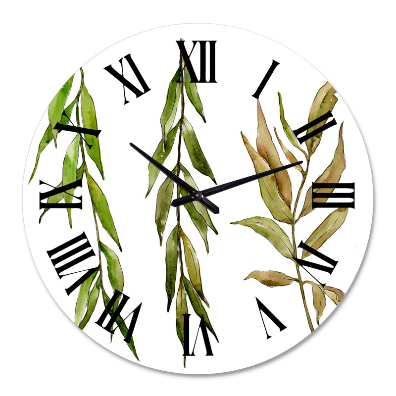 Three Willow Branches - Horloge murale, Surdimensionné