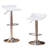 Shinea Swivel Upholstered Faux Leather Adjustable Height Counter Stool-26010318