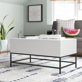 Table basse à 4 pieds avec rangement Anarii