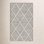 Russo Gray Hand-Woven Geometric Flatweave Rug
