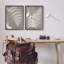 Ensemble détaillé d'art texturé giclée 2Pc-74023851-74023848
