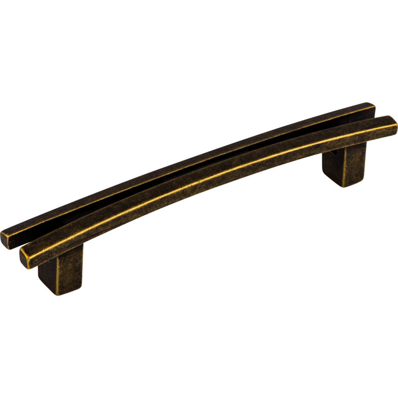 Flared 5" Center to Center Bar pull, German Bronze