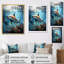 «Fishing Majestic Marlins III», reproduction sur toile-91437005-91437008