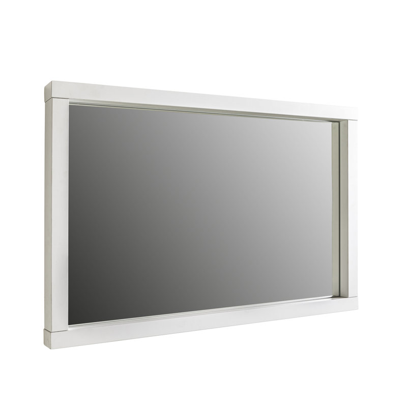 Mundi Wood Flat Wall Mirror