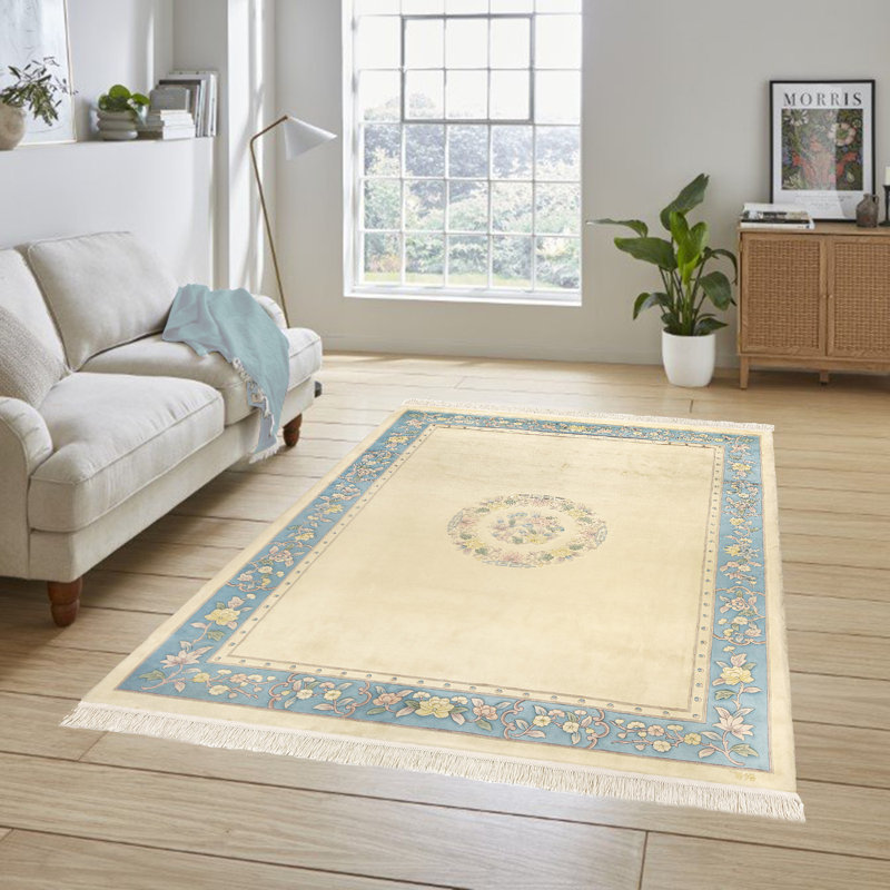 Tapis oriental oriental oriental en laine, Rectangulaire 3 pi x 5 pi