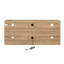 Console de foyer électrique pour téléviseur, grand espace de rangement, chêne, support de 62 po, bureau à couleurs de flammes réglables, vitesse réaliste, chargement, télé, chêne, P 15,5 po
