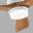 Hot sales 60 Inch Modern Ceiling Fan With 3 Color Dimmable 3 Solide Wood Blades Remote Control Reversible DC Motor With Led Light-117542396-117542399
