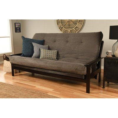 Johnte Queen 86" Futon Frame and Mattress
