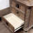 Transitional Rustic Three-Drawer Nightstand