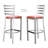 Jevgenij 30" Upholstered Metal Bar Stool