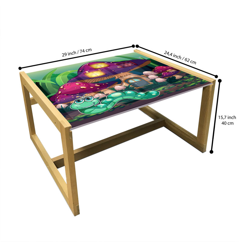Jadarian Sled Coffee Table, 40cm H x 74cm W x 62cm D